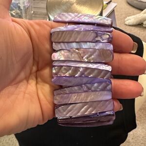 Purple Shell Bracelet
